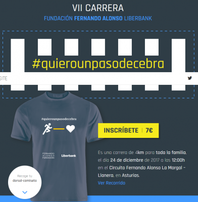 Carrera Solidaria Fundación Fernando Alonso